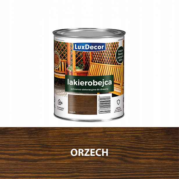 Luxdecor Ochranný A Dekorativní Lak Na Dřevo 2,2 L Ořech