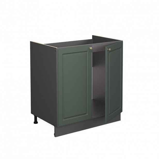 Vicco SKŘÍŇKA POD DŘEZ Fame-Line Zelená zlatá země 80 cm , PD Dub