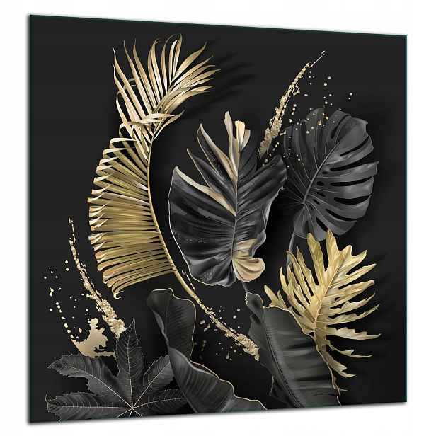Skleněná Ochranná Deska Panel Lepidlo 60x65 Listy