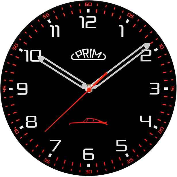 Hodiny PRIM Speedline - černo-červené