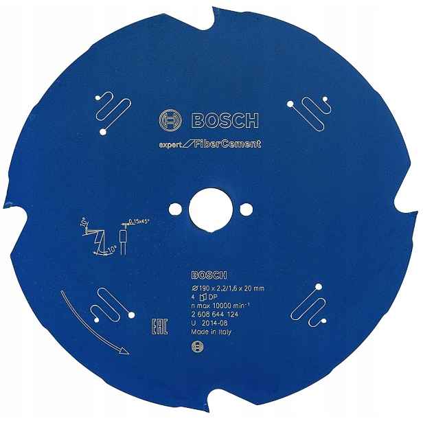 Pilový kotouč na cementové desky 190x20 mm Bosch Expert 2608644124