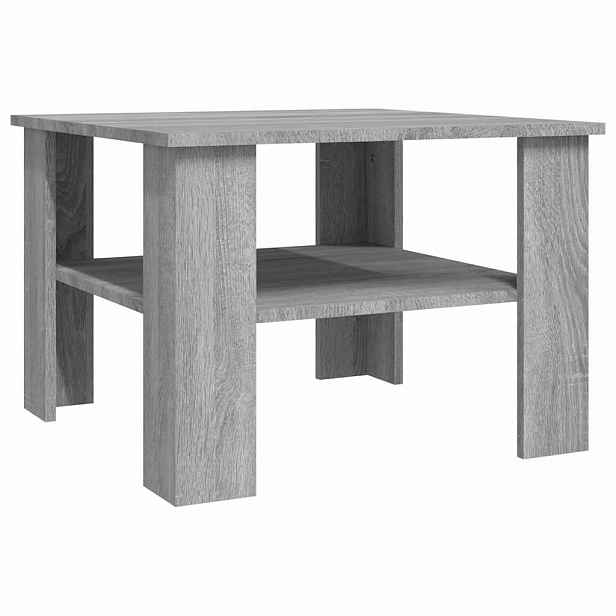 vidaXL Konferenční stolek šedý sonoma 60 x 60 x 42 cm kompozitní dřevo