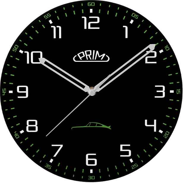 Hodiny PRIM Speedline - černo-zelené