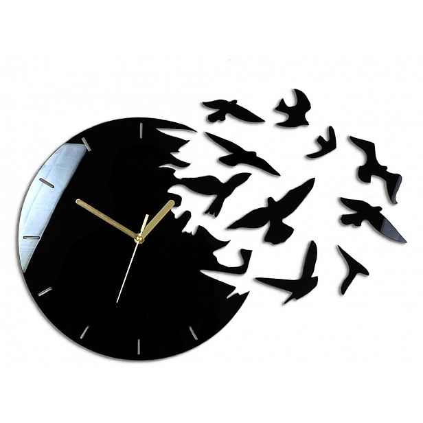 Nástěnné hodiny ModernClock -MCR0013 -ptaki Design