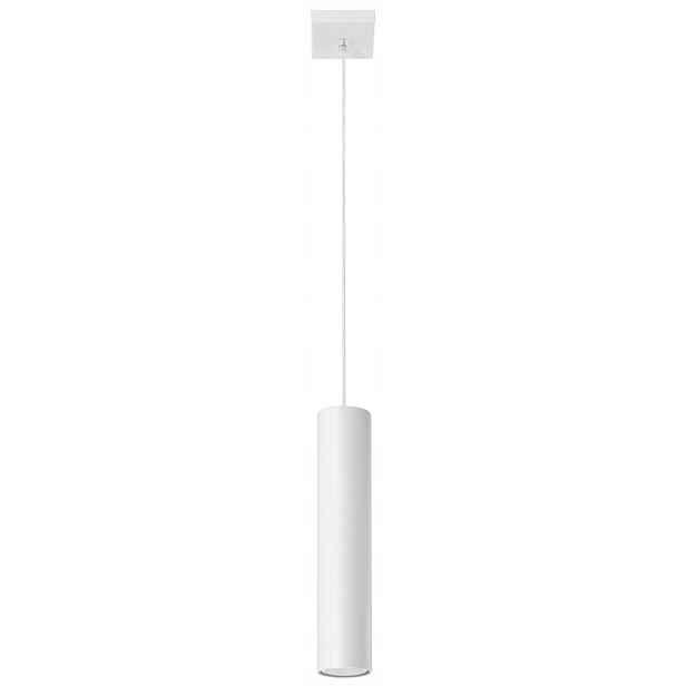 Sollux Závěsná lampa Lagos 1 bílá, kovový design GU10