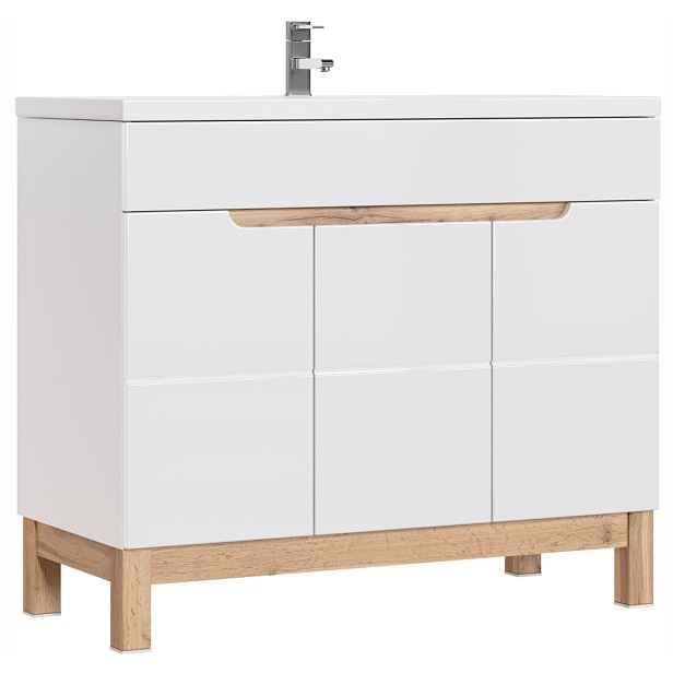 Szafka pod umywalkę 100 cm Bali White