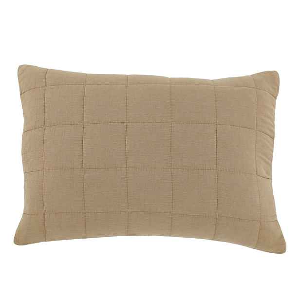 Medový povlak na polštář s opraným vzhledem Aix Vintage Quilt - 60*40 cm Chic Antique