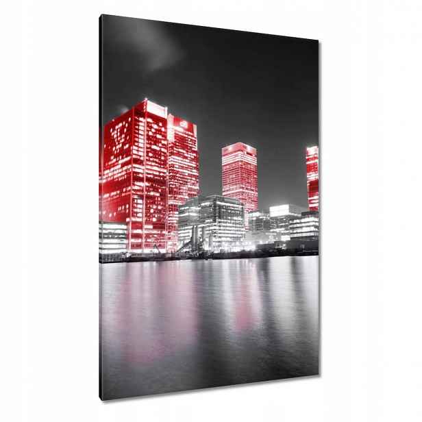 Obrazy 80x120 Červené mrakodrapy