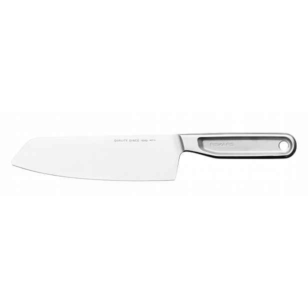 Fiskars All Steel Nůž Santoku kuchyňský nůž šéfkuchaře na krájení 16cm