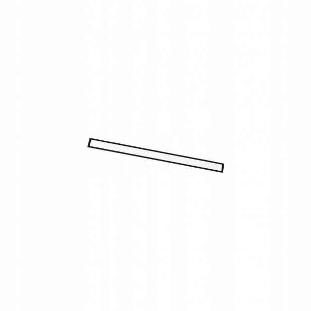 Černá Led zápustná lampa 18W 3000K 90 cm Hiate 1824 Antigo