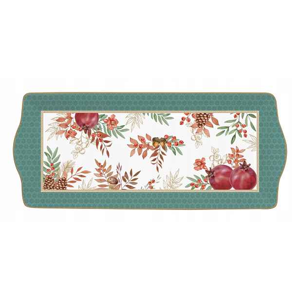 Elegantní porcelánový podnos 35 x 15 cm