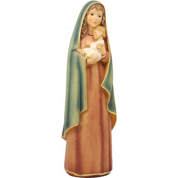 Figurka Matka Boží Moderní barva 30 cm vysoká Ručně Malovaná