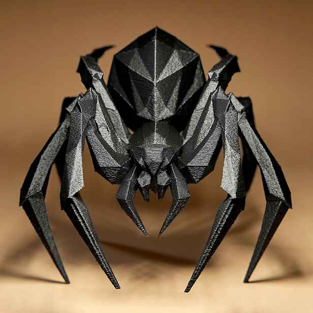 Pavouk Geometrická figurka Dekorace Soška 15 cm 3D tisk Dárek