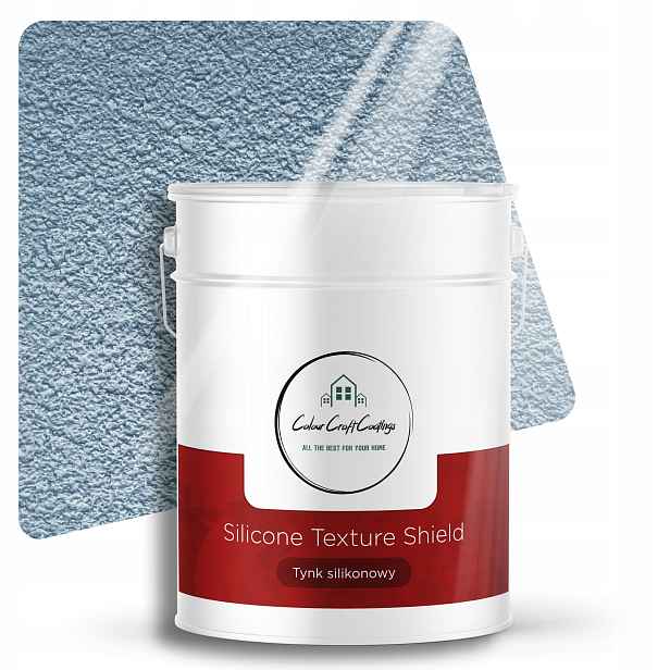 Silikonová omítka 1.0MM Beránek Modrý 15KG F124