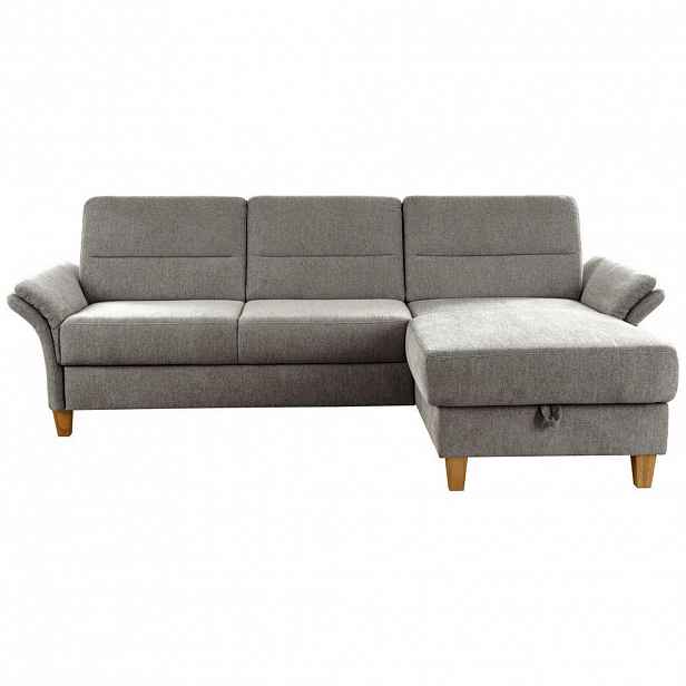 Sit & More ROHOVÁ SEDAČKA, textil, šedavě hnědá