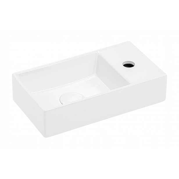 Uptrend obdélníkové nábytkové umyvadlo 40,5 x 22 cm bílý lesk Fika TR41355