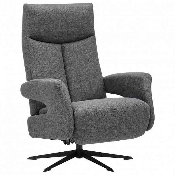 Welnova RELAXAČNÍ KŘESLO, textil, antracitová