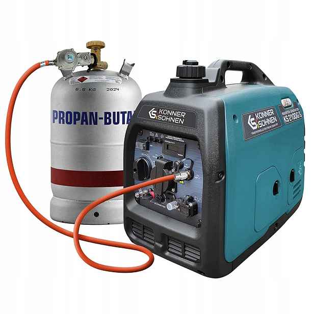 Invertorový generátor Lpg benzín Ks 2100iG S 2,0 kW