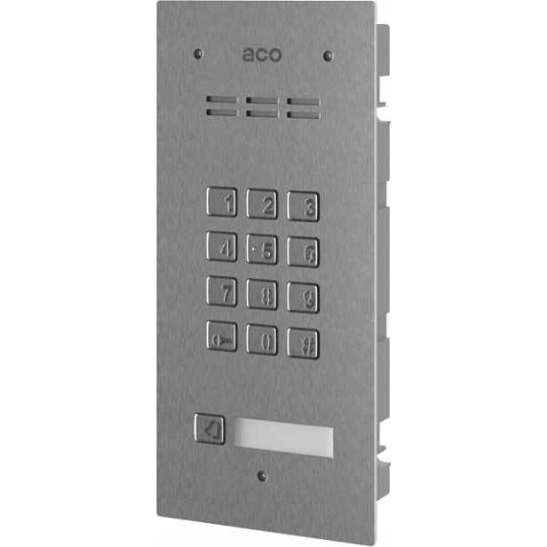 Aco FAM-P-1NPZSACC panel pod omítku, 1-lokátor, čitelný kódový zámek.