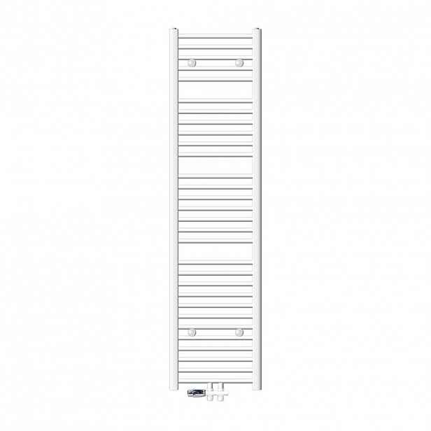 LuxeBath KOUPELNOVÝ radiátor Sahara 400 x 1800 mm, bílý, rovný, s průchodem pro ventil