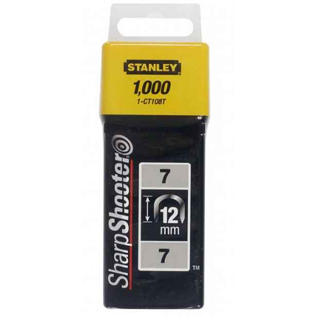 Stanley - Spony kabelové, typ 7, 12 mm, 1000 ks 1-CT108T