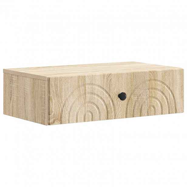 vidaXL Nástěnný boční stůl 59 x 34,5 x 17 cm Kompozitní dřevo