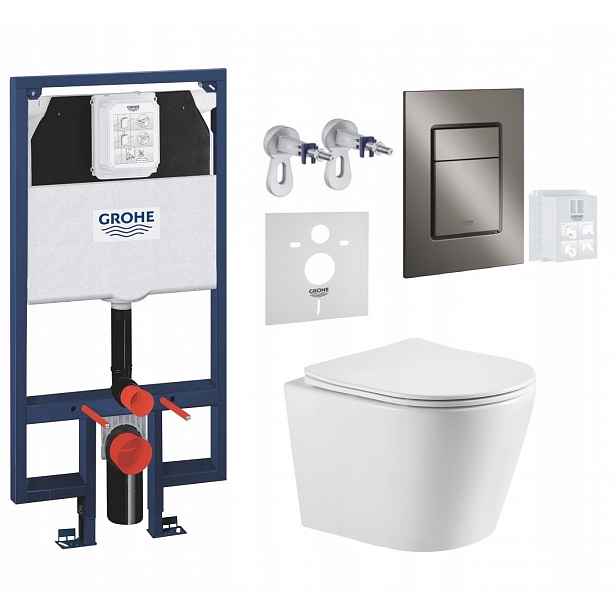 7v1 Wc Set, Stelaz Grohe Slim Wc Mísa Imprese Tornado, Tlačítko