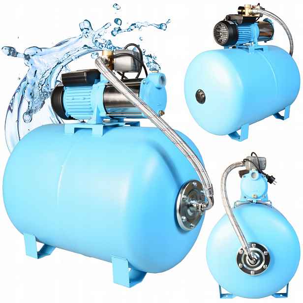 Hydrofor Do Vody 100L Čerpadlo Max-h Hydroforová sada 6000 l/h 1300 W Výkonná