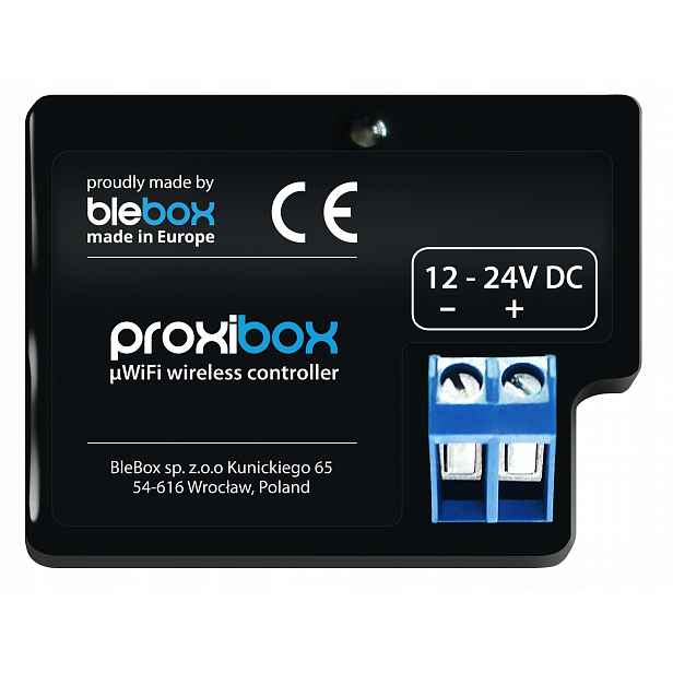 proxiBox – „neviditelný“, „přibližovací“ bezdrátový ovladač µWiFi
