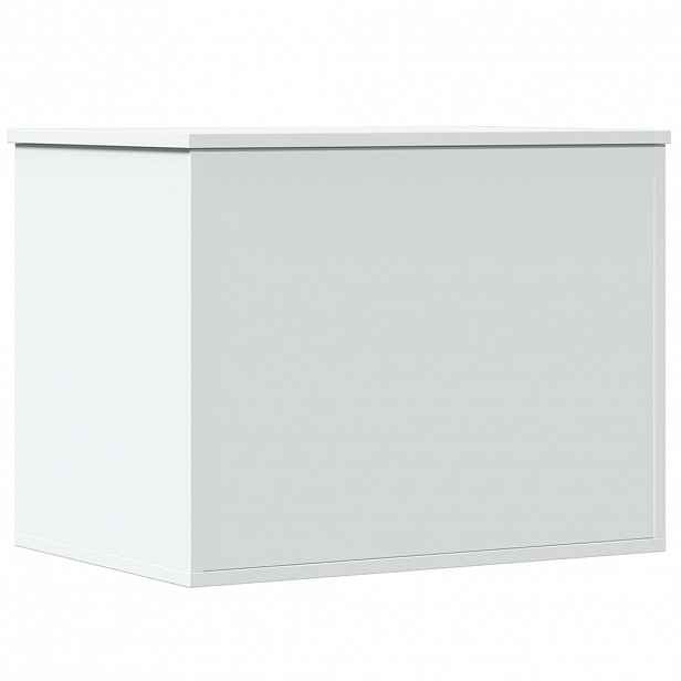 vidaXL Úložný box bílý 60 x 42 x 46 cm kompozitní dřevo