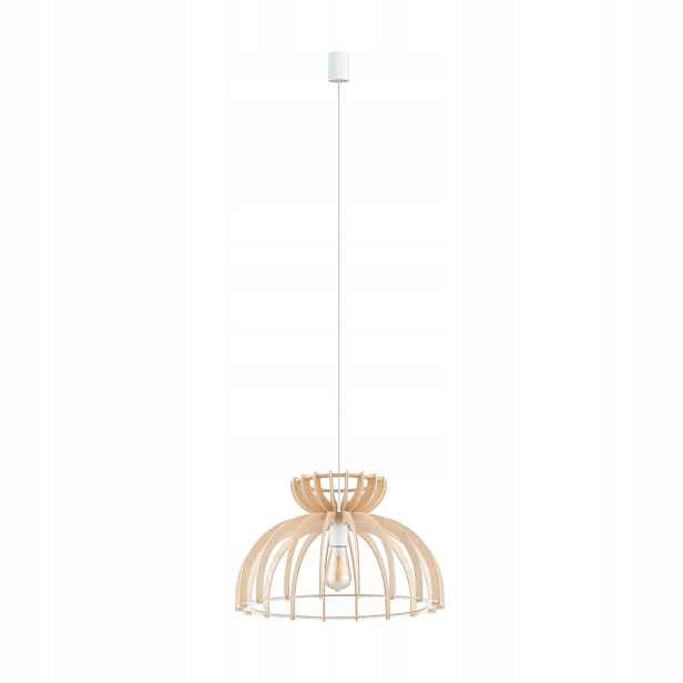 Závěsná béžová lampa Kymi moderní nad jídelní stůl Nowodvorski