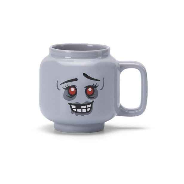Šedý keramický dětský hrnek na latte 255 ml Zombie – LEGO®