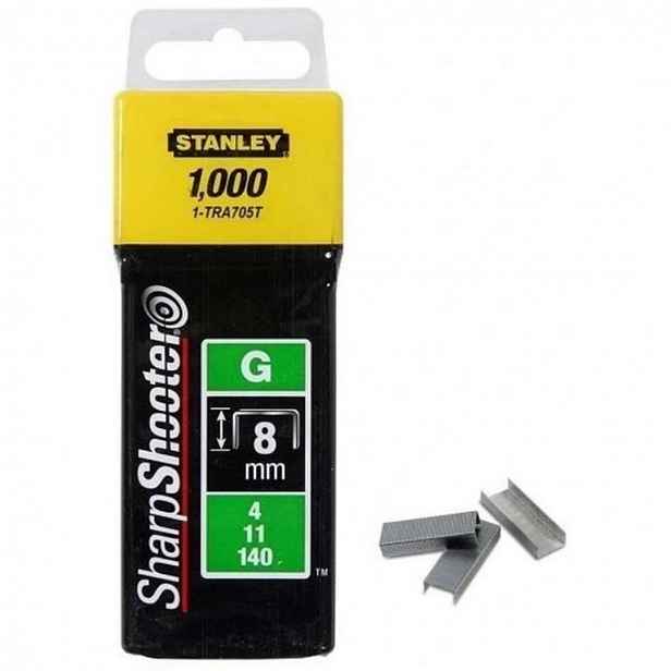 Stanley - Spony typu G, 8 mm, 1000 ks 1-TRA705T