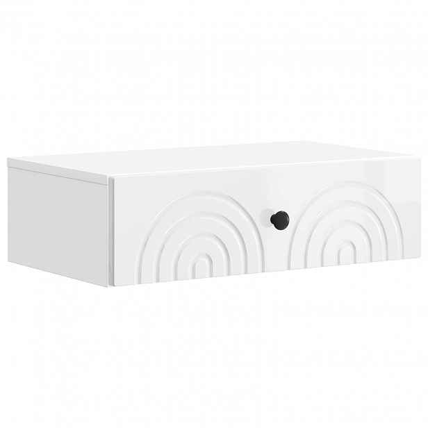 vidaXL Nástěnný boční stůl 59 x 34,5 x 17 cm Kompozitní dřevo