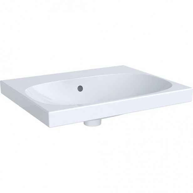 Geberit Acanto umyvadlo 60x48 cm otvor pro baterii uprostřed 504.620.01.1