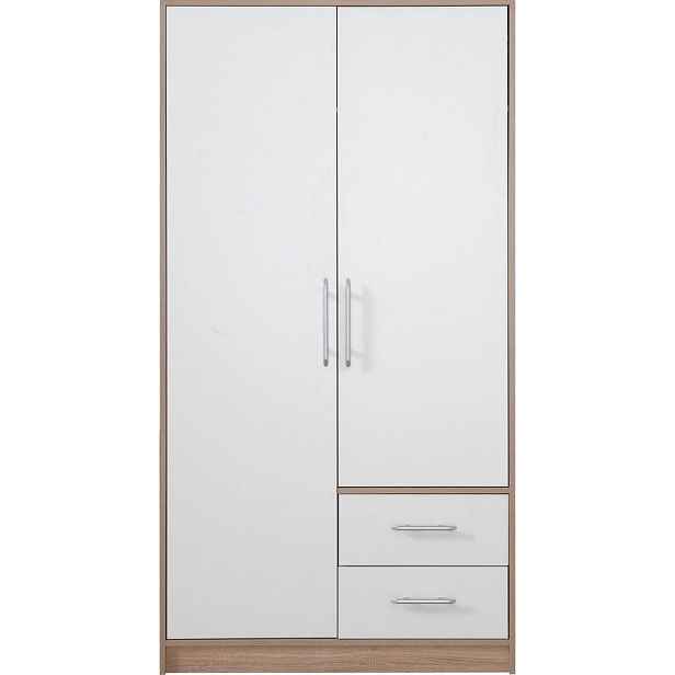 MASSENO ŠATNÍ SKŘÍŇ S OTOČNÝMI DVEŘMI VANO, 100/190/56 cm 2dveřová, bílá