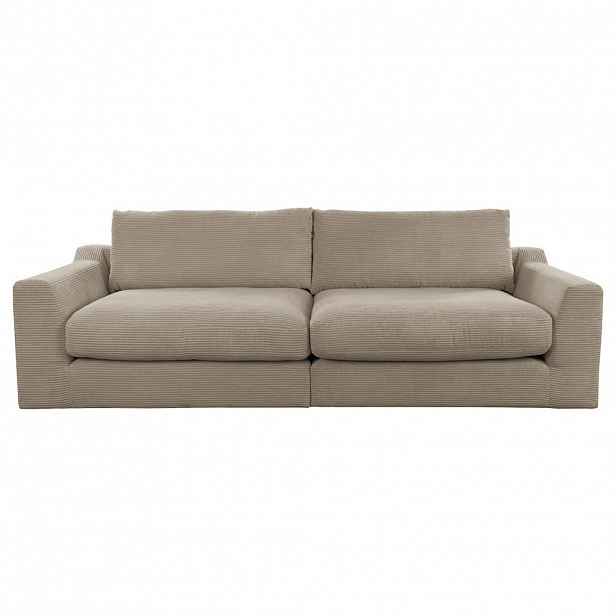 Sit & More POHOVKA BIG SOFA, textil, šedohnědá