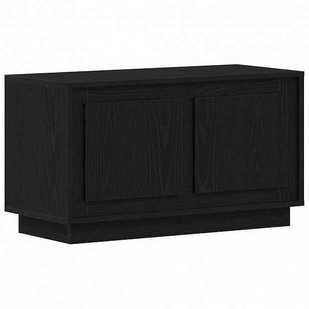 vidaXL Televizní skříň 80 x 35 x 45 cm Černý dub Kompozitní dřevo