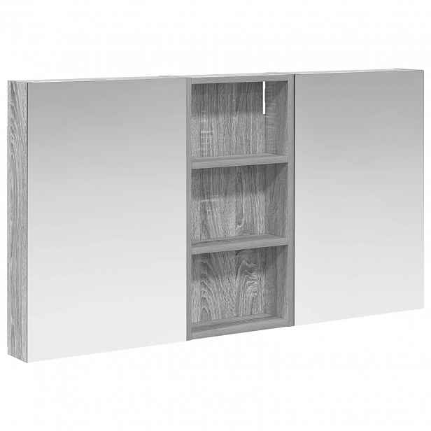 vidaXL Sada koupelnových skříněk 3 ks 110 x 10,5 x 60,5 cm