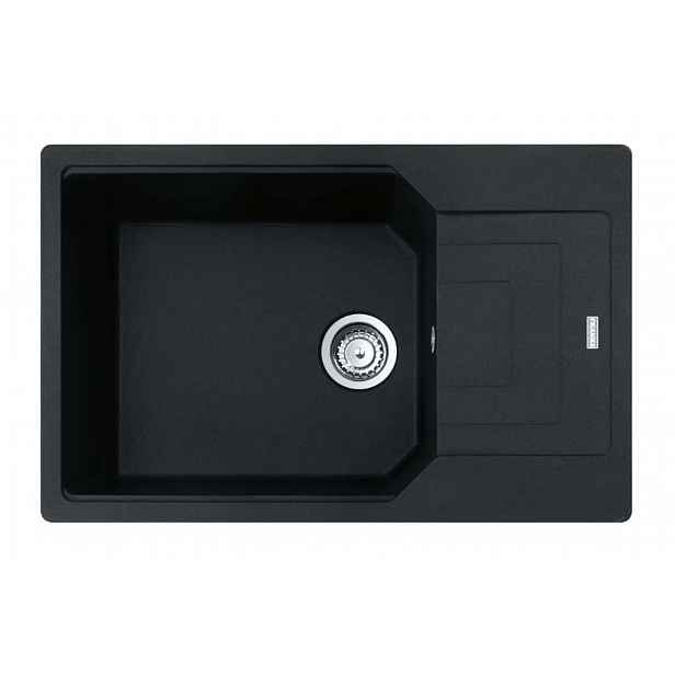 Franke Urban - Fragranitový dřez UBG 611-78 BB, 78x50 cm, onyx 114.0700.105