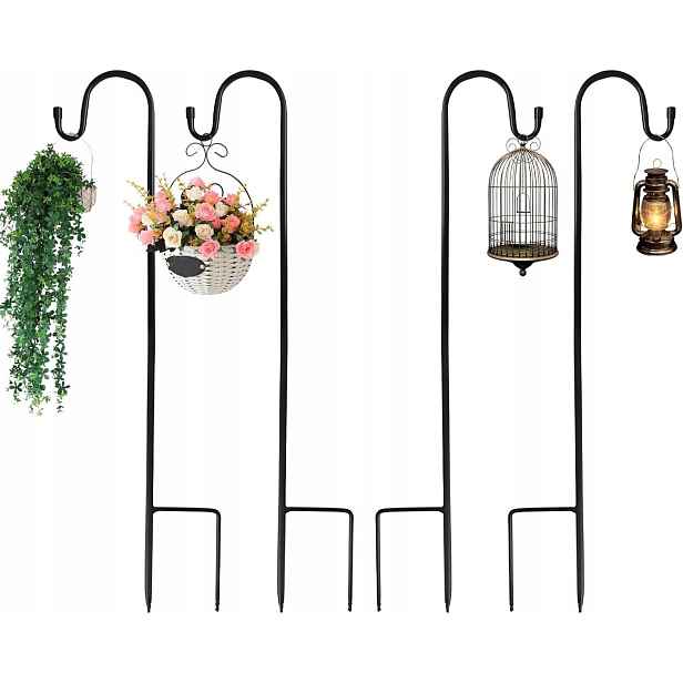 Zahradní háky pastýřské 120 cm kovové 4 kusy