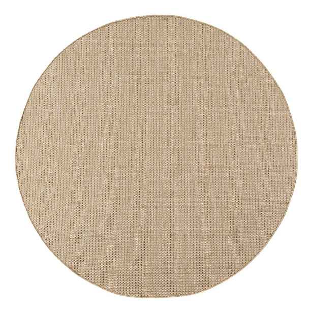 Béžový kulatý vnitřní a venkovní koberec ø 120 cm Mira 1450 – Ayyildiz Carpets