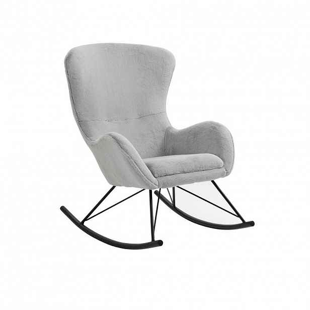 Livetastic HOUPACÍ ŽIDLE, textil, černá, světle šedá