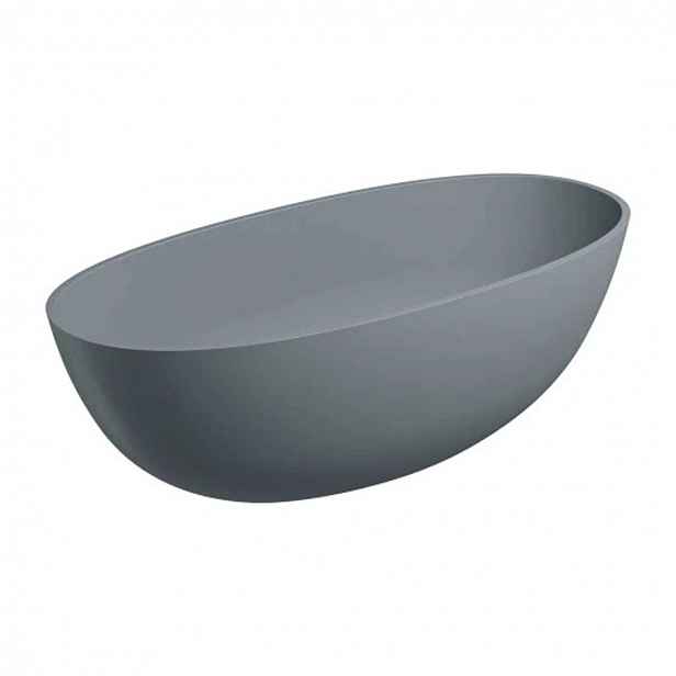 OMNIRES Shell - Volně stojící vana, 160x75 cm, matná šedá SHELLWWAG