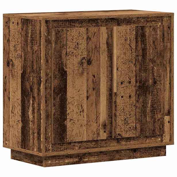 vidaXL Servírovací skříň Staré dřevo 80 x 40 x 75 cm Kompozitní dřevo