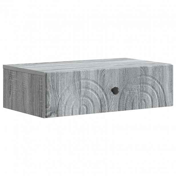 vidaXL Nástěnný boční stůl 59 x 34,5 x 17 cm Kompozitní dřevo