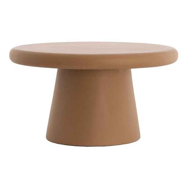 Kulatý konferenční stolek v terakotové barvě ø 70 cm Kulona – Light & Living