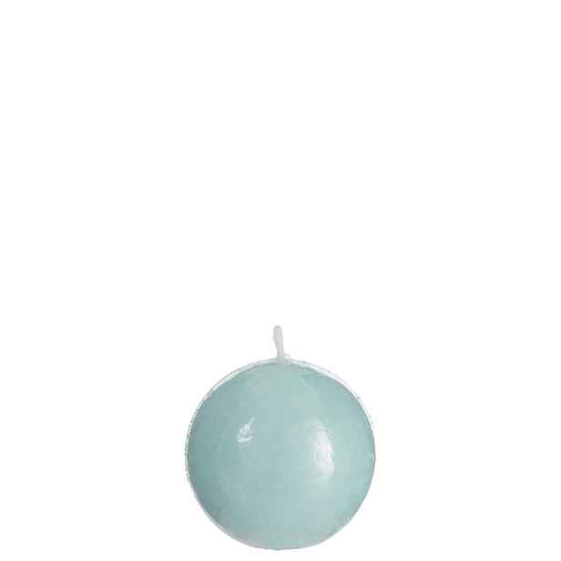 Modrá kulatá svíčka Aqua   S  Ø - *6,5*6,5 cm/16H  J-Line by Jolipa
