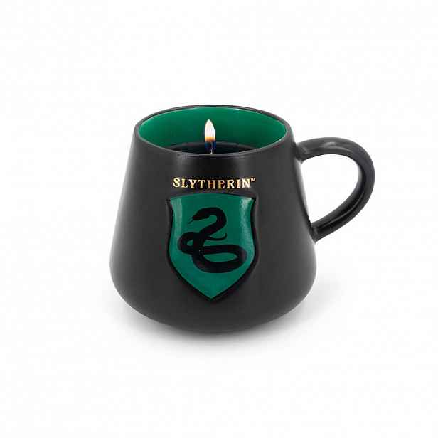 SVÍČKA Zelená vonná Slytherin keramika 275 g