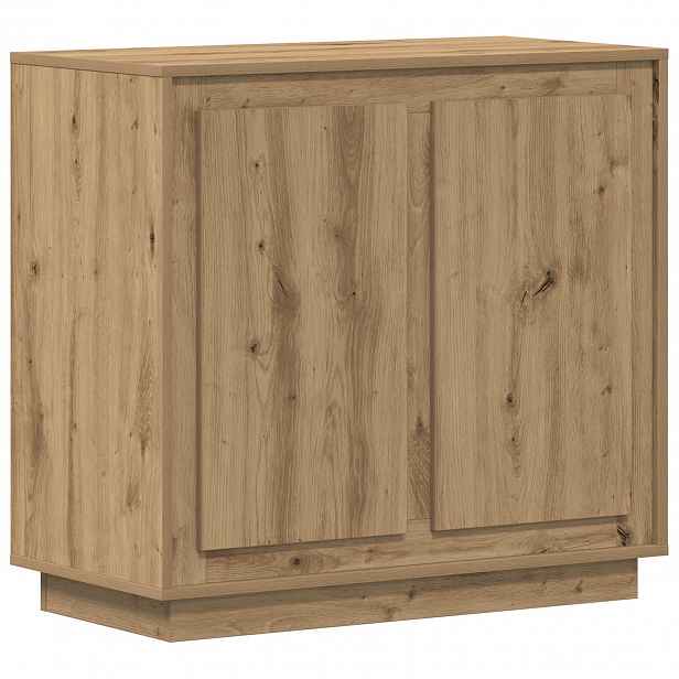 vidaXL Servírovací skříň Artisanový dub 80 x 40 x 75 cm